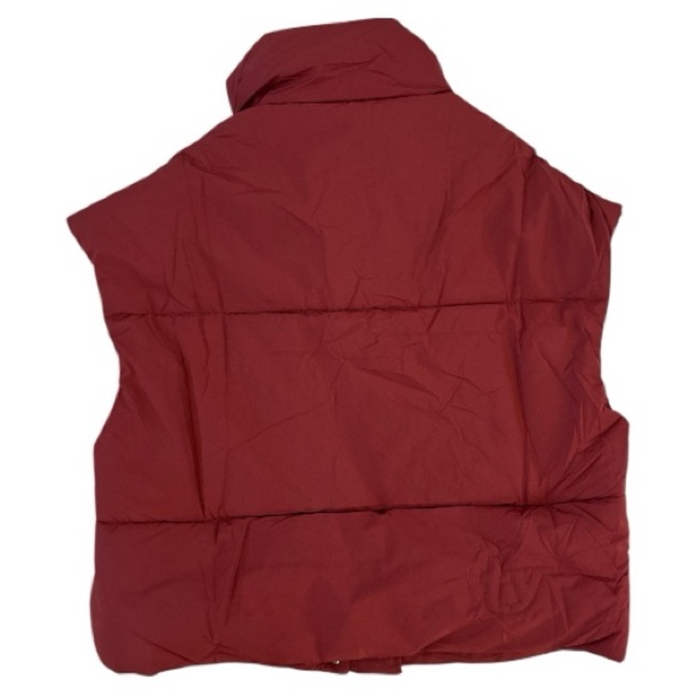 thirtyyears NWT Puffer Vest in Burgundy Size 1 - Picture 7 of 8